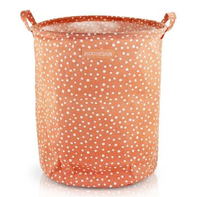 Cesto Para Roupa Suja- Brinquedos Tecido (g) - Linha Loft Salmão