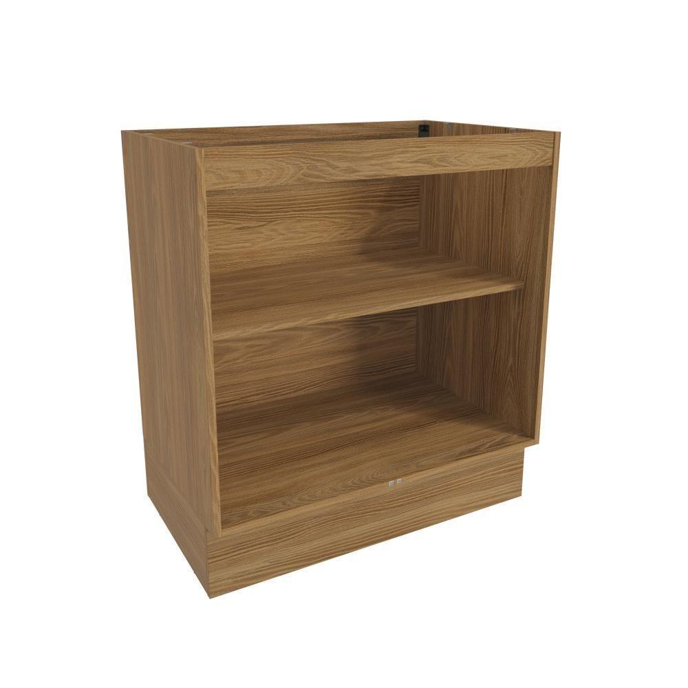 Balcão Celeste Kappesberg 100% Mdf 2 Portas Nogueira/azul 80cm - 4