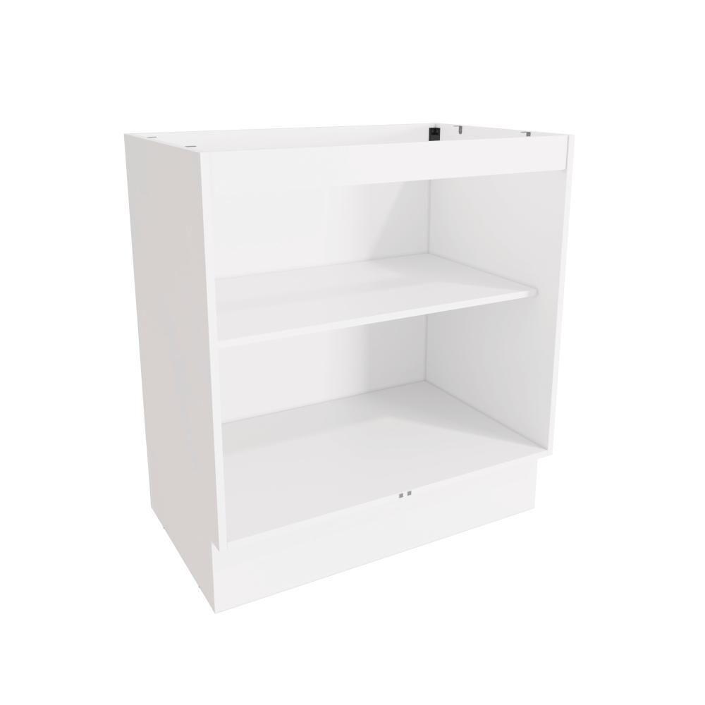Balcão Celeste Kappesberg 100% Mdf 2 Portas Branco/nogueira 80cm - 4