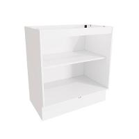 Balcão Celeste Kappesberg 100% Mdf 2 Portas Branco/nogueira 80cm - 4
