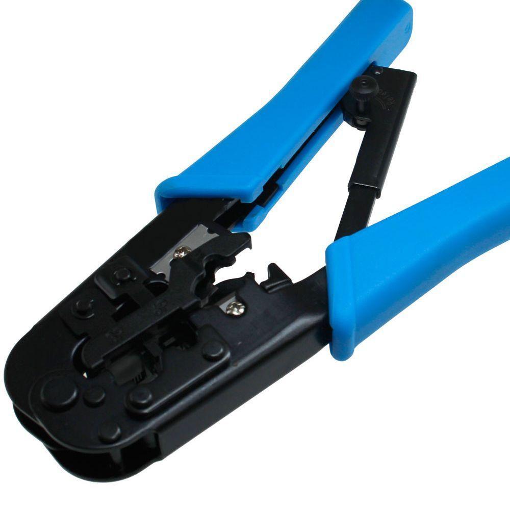 Alicate Cabo Rede Grimpar Rj45 Rj11 Rj12 C Catraca Ht5684r - 1