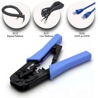 Alicate Cabo Rede Grimpar Rj45 Rj11 Rj12 C Catraca Ht5684r