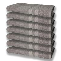 7 Toalhas Grande Super Felpudas E Grossa 80x150 Itália Soft Beka - Cinza - 1