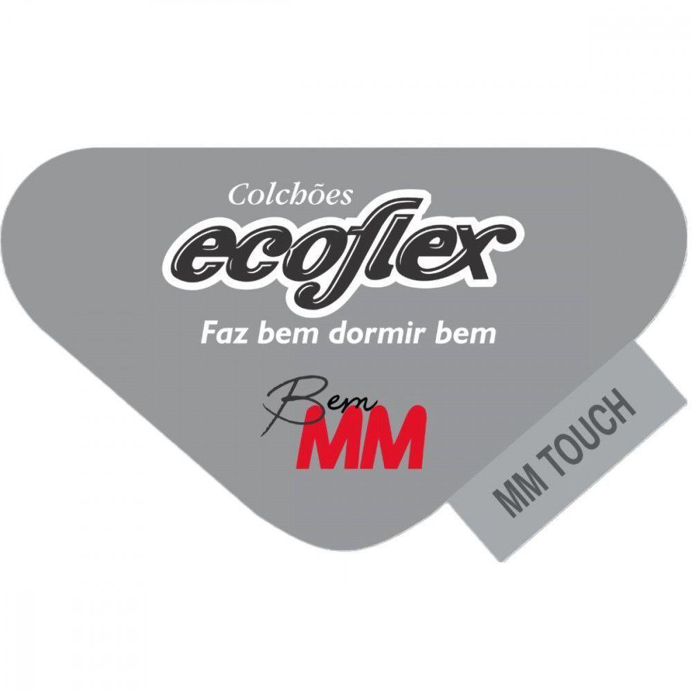 Colchão Casal Mm Touch 1,58x1,98x0,35 Ecoflex Azul - 2