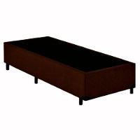 Cama Box Solteiro Suede Sereneprime Marrom 88x188x40 - 1