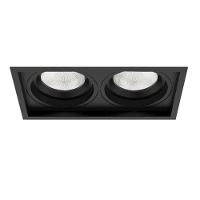 Spot Embutir Recuado Microborda Duplo Par20 Preto - Interlight - 1