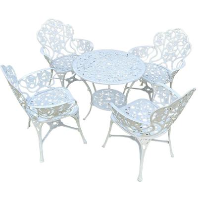 Conjunto Nova Hera Com Mesa Redonda Branco