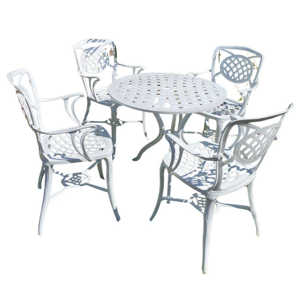 Conjunto De Jardim Com Mesa E 4 Cadeiras Modelo Havana - 1