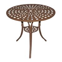 Conjunto De Mesa Para Jardim Com 4 Cadeiras Modelo Malbec Marrom - 3