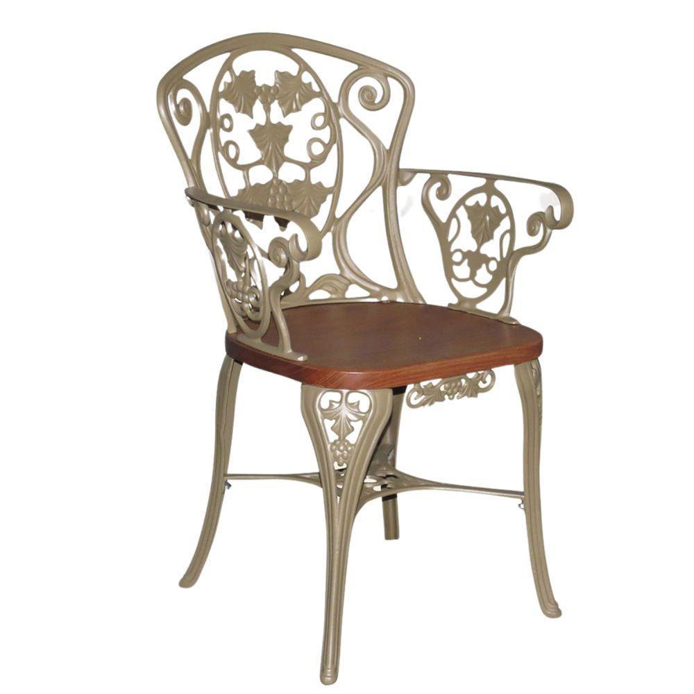 Conjunto Com Mesa 1,60m Madeira Giratória E 6 Cadeiras Poltronas Malbec Marrom - 2