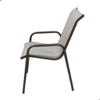 Conjunto Sling Com Mesa Ripada E Guarda Sol Marrom Capuccino - 6