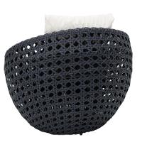 Poltrona De Varanda Em Alumínio E Fibra Sintética Azul Branco - 6