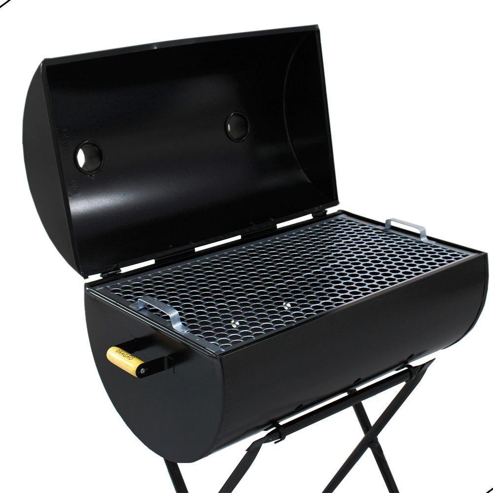 Churrasqueira Bafo Grill Extra Grande Com Suporte Preto - 2