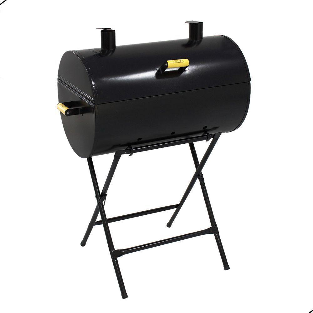 Churrasqueira Bafo Grill Extra Grande Com Suporte Preto - 3