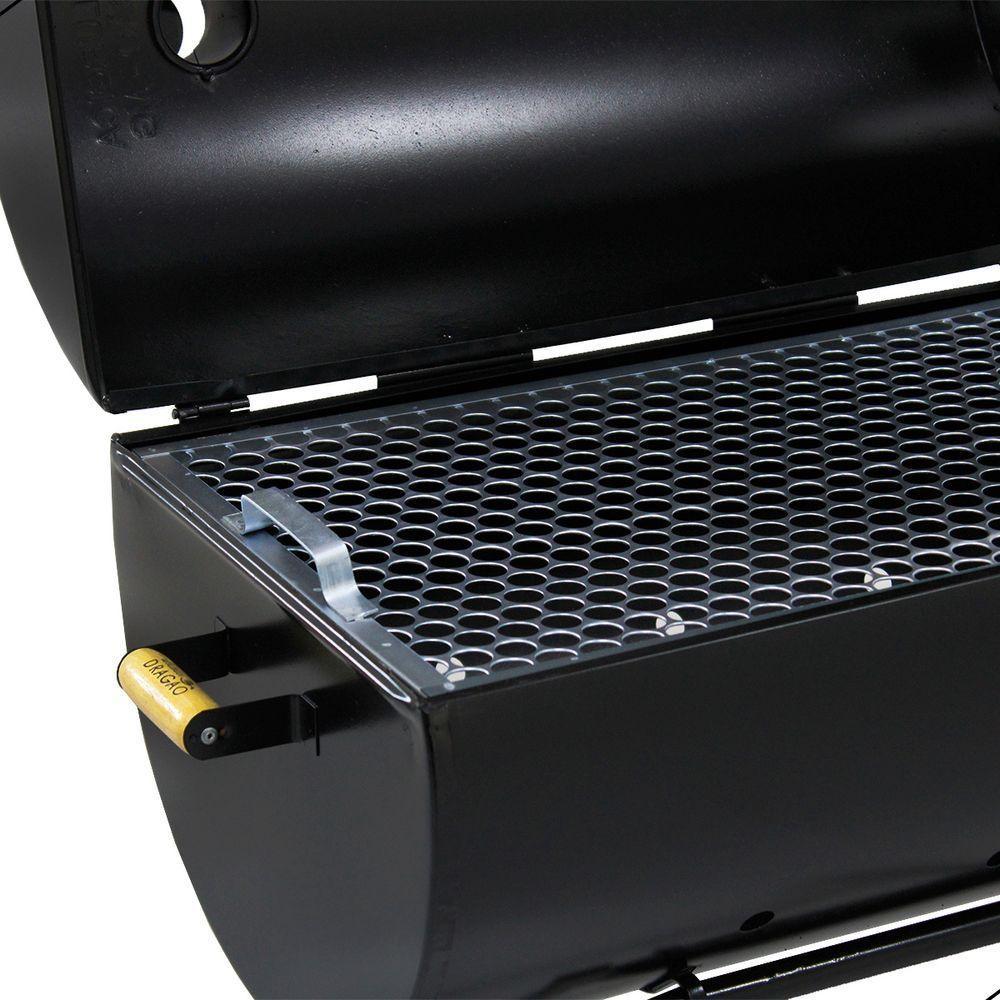 Churrasqueira Bafo Grill Extra Grande Com Suporte Preto - 4