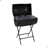 Churrasqueira Bafo Grill Extra Grande Com Suporte Preto - 1