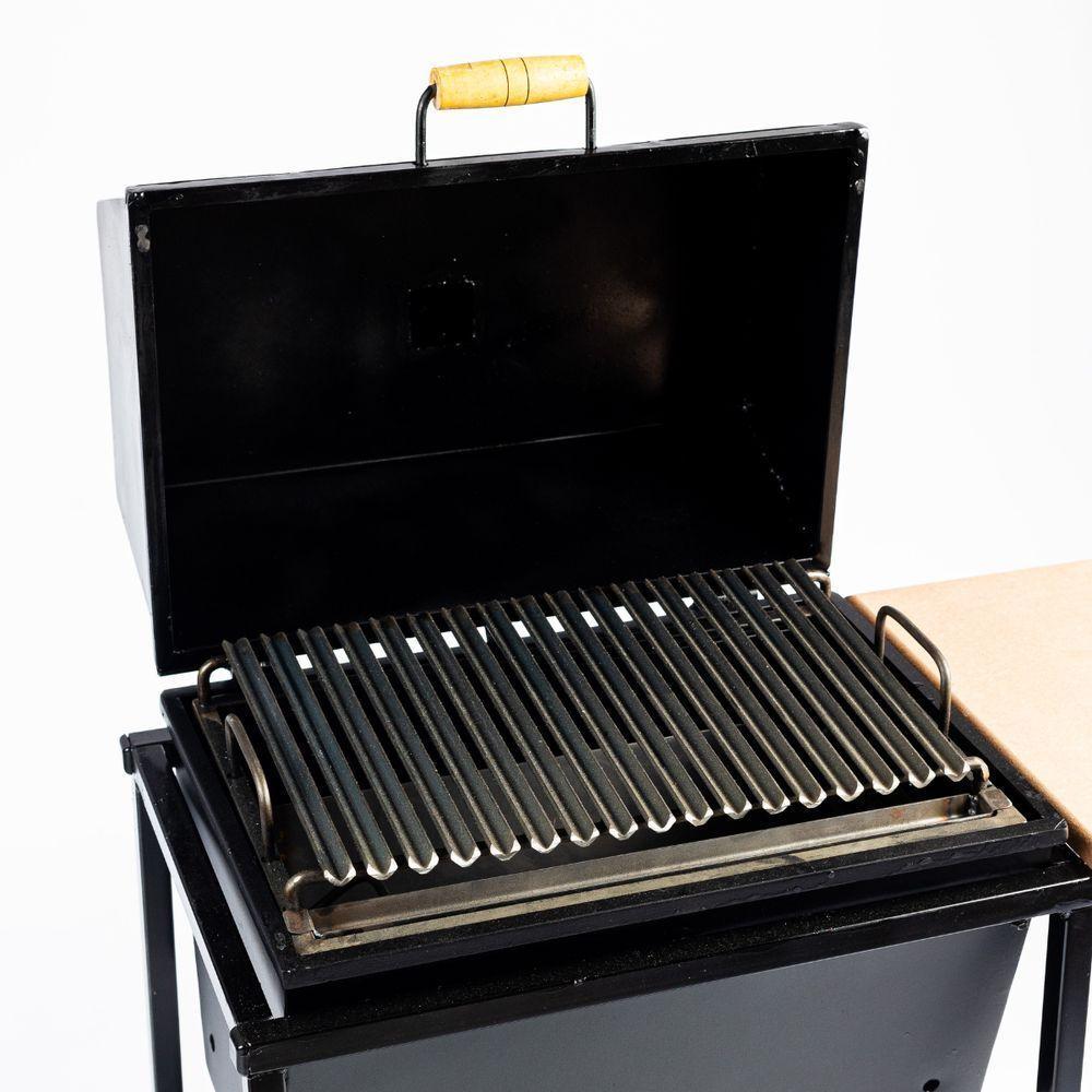 Churrasqueira Parrilla Bafo Média Com Rodas Preto - 2