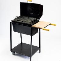 Churrasqueira Parrilla Bafo Média Com Rodas Preto - 1