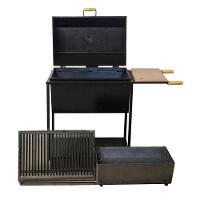 Churrasqueira Parrilla Bafo Média Com Rodas Preto