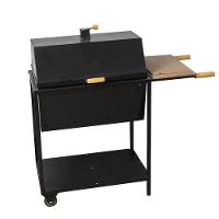 Churrasqueira Parrilla Bafo Média Com Rodas Preto - 5