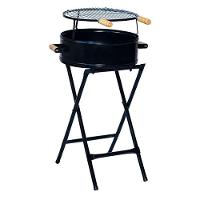 Churrasqueira Pop Redonda Com Grelha 38x79 Preto - 5