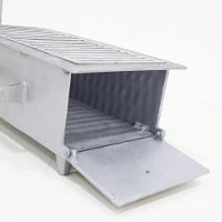 Fogão 2 Bocas Portátil Com Grela Churrasqueira Cinza - 2