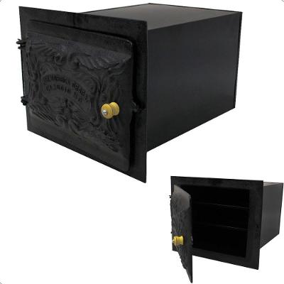 Forno Para Fogao A Lenha N.º 7 Aço Carbono Frente De Ferro Preto