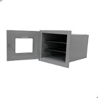 Forno Para Fogão A Lenha Nº 3 - Sem Cinzeiro Frente De Vidro Cinza - 2