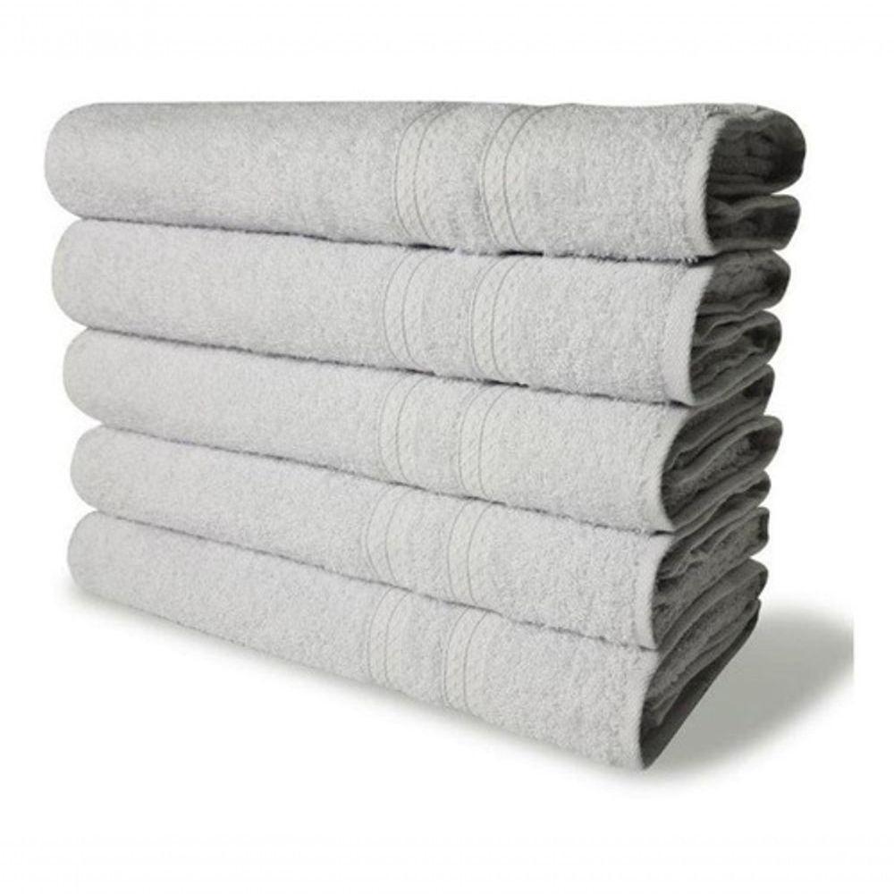 10 Toalhas Super Felpudas Grande E Grossa 5 Branco 5 Bege - 3