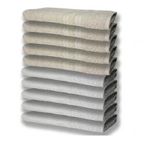 10 Toalhas Super Felpudas Grande E Grossa 5 Branco 5 Bege - 1