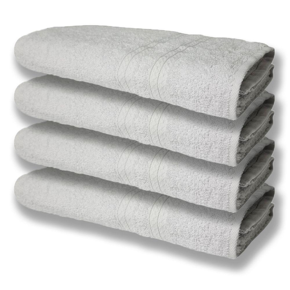 4 Toalhas Super Felpudas Grande E Grossa Algodão 80x150 Branco - 1