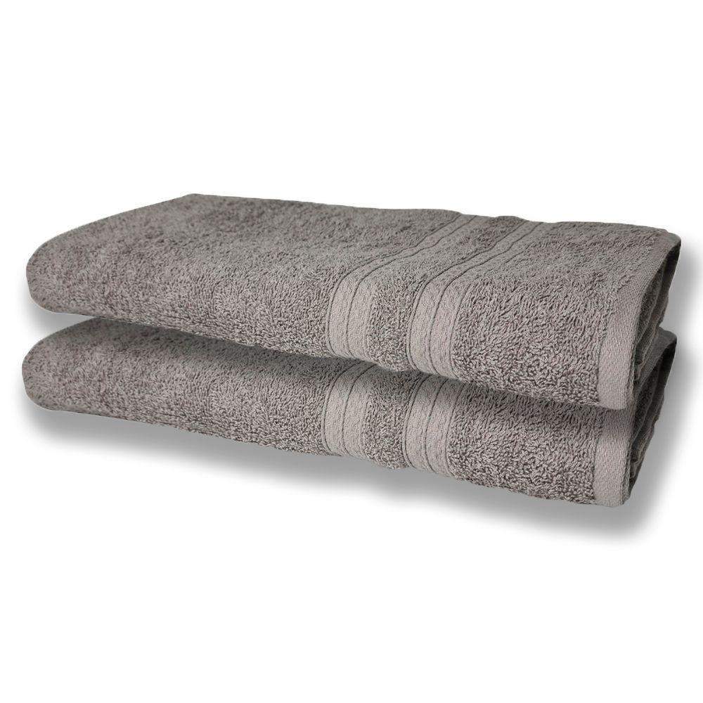 4 Toalhas Super Felpudas Grande E Grossa Algodão 80x150 Cinza. - 3