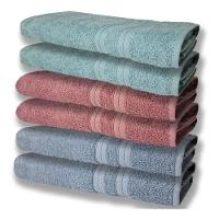 6 Toalhas Grande Super Felpudas E Grossa 80x150 Az+re+vd - 1