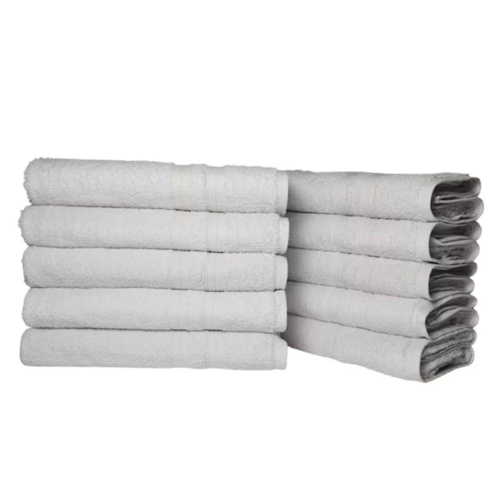 10 Toalhas Super Felpudas Grande E Grossa 80x150 Branco - 3