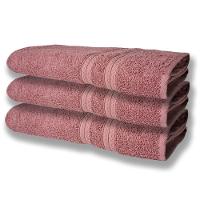 5 Toalhas Super Felpudas Grande E Grossa Algodão 80x150 Itália Soft Beka - Cinza/rosê - 2