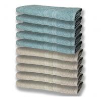 10 Toalhas Super Felpudas Grande E Grossa 5 Bege 5 Verde - 1