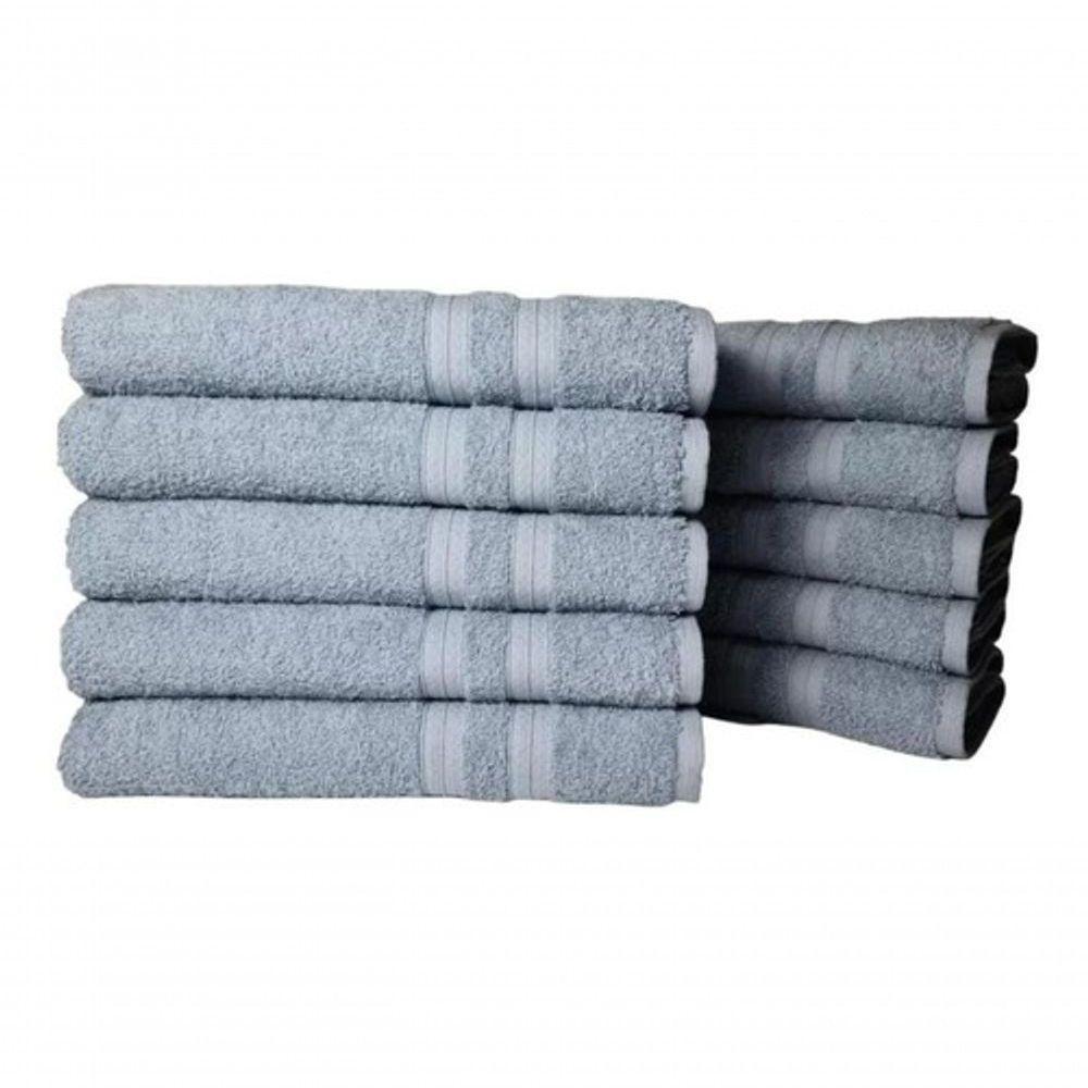 10 Toalhas Super Felpudas Grande E Grossa 80x150 Azul - 4