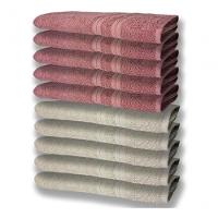 10 Toalhas Super Felpudas Grande E Grossa 5 Bege 5 Rosê - 1