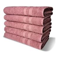 10 Toalhas Super Felpudas Grande E Grossa 5 Bege 5 Rosê - 4