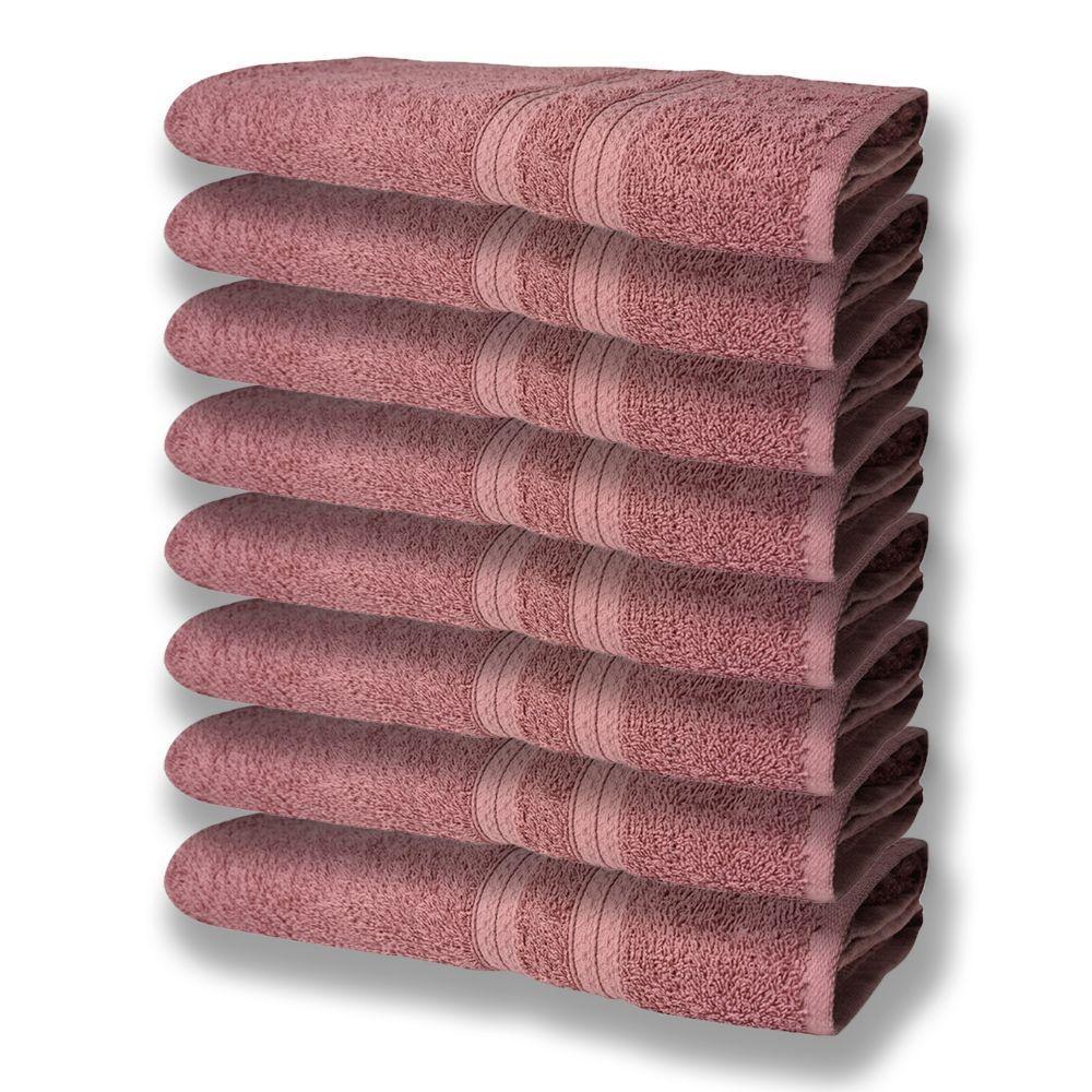 8 Toalhas Grande Super Felpudas E Grossa 80x150 Rosê - 1