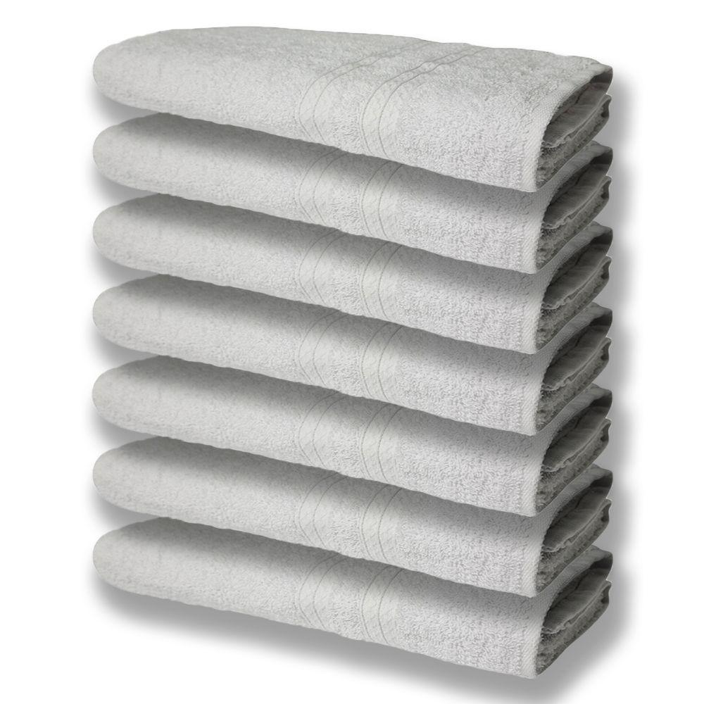 7 Toalhas Grande Super Felpudas E Grossa 80x150 Branco - 1