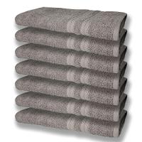 7 Toalhas Grande Super Felpudas E Grossa 80x150 Cinza - 1