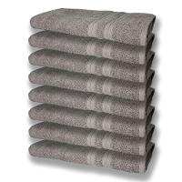 8 Toalhas Grande Super Felpudas E Grossa 80x150 Cinza - 1