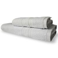 Jogo 2 Toalhas Itália Soft 1 Banho 1 Rosto Grossa 100% Algodão 430g/m² - Branco - 1