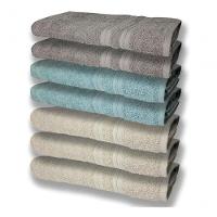 7 Toalhas Felpudas E Grossa 80x150 3 Bege 2 Verde 2 Cinza - 1