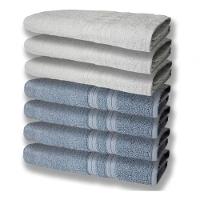 7 Toalhas Felpudas E Grossa 80x150 4 Azul 3 Branco - 1