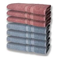 7 Toalhas Felpudas E Grossa 80x150 4 Azul 3 Rosê - 1