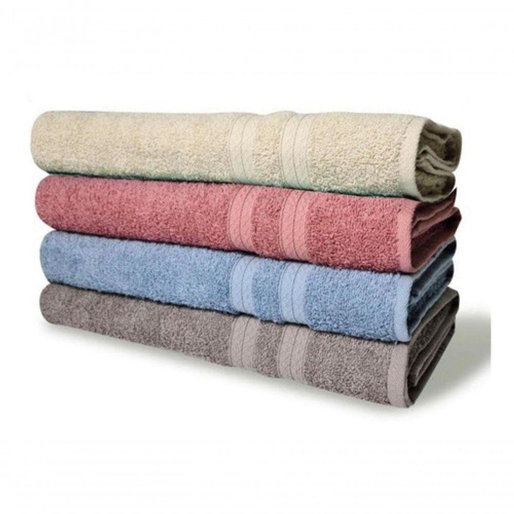 6 Toalhas Banho 430g/m² Grossa 80x150cm Lisboa Sortido - 1