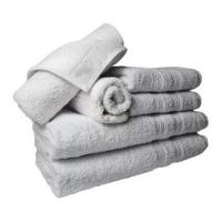 Jogo De Toalhas 4 Banhos 4 Rostos 4 Pisos Grossa Bege+branco