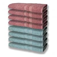 8 Toalhas Grande Felpudas E Grossa 80x150 4 Verde 4 Rosê - 1